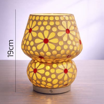 Arca Italy Mushroom Tafellamp COMO, 19cm hoog, LED, oplaadbaar, giftbox