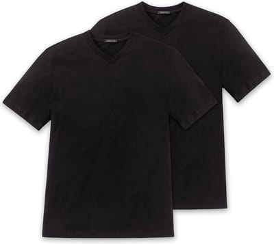 Schiesser American 2P V-hals Heren Ondershirt - Maat S