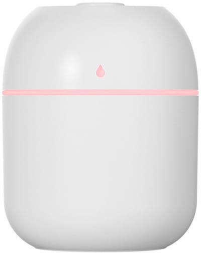 Draagbare Mini-luchtbevochtiger – Compacte Luchtbevochtiger met Koele Nevel – Mini Luchtbevochtiger – USB Humidifier – 220ml – Voor Slaapkamer, Kantoor & Studentenkamer – Wit