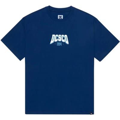 Dc Shoes Crown College T-shirt Met Korte Mouwen Blauw L Man