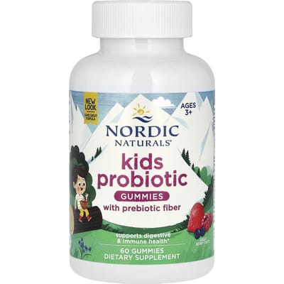 Nordic Naturals, Probiotische Gummies Kinderen, Mary Berry Punch, 60 gummies