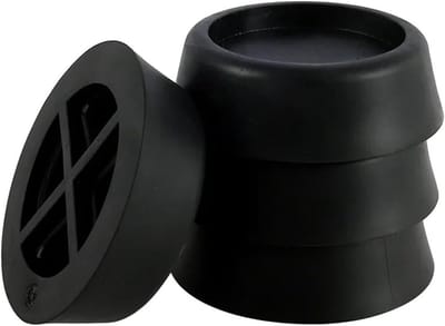 Wasmachine Trillingsdempers - Apparaat Voetjes - Stabiel Gebruik - Verhoogt Stabiliteit - 6.5x6.5x2 cm