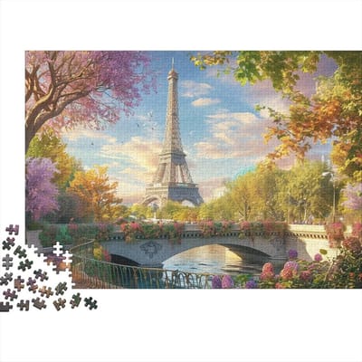 Houten Puzzel - Legpuzzel Volwassenen - Ontspannen en Puzzelen - Unieke Vormen - 75x50 cm - Stijl-7