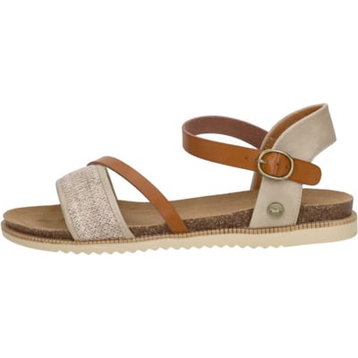 Mustang Sandalen Plat Sandalen Plat - Beige - Maat 41