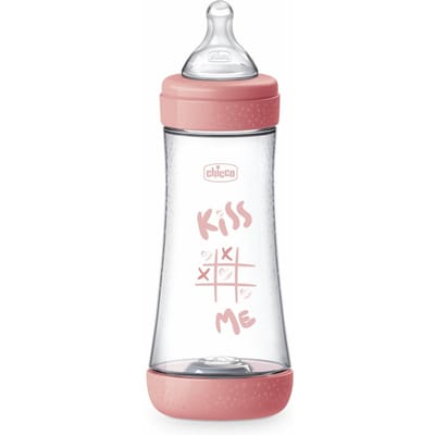 CHICCO 00020235110040 Biberon P5 plastique silicone 300 ml Fast Girl