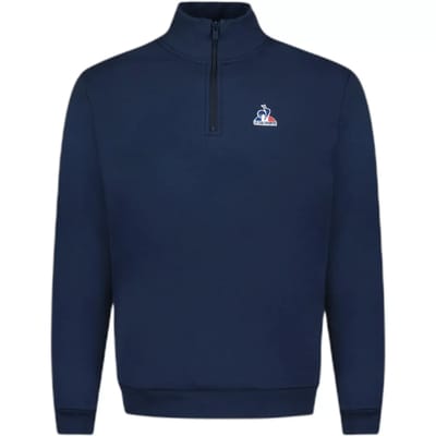 Le Coq Sportif Ess N°1 Sweatshirt Met Halve Rits Blauw M Man
