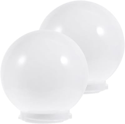 2 Stuks Sferische Lampenkappen voor Buiten - Hanglampen en Vloerlampen Decoratie voor Deur en Veranda, Landelijke Stijl Lampenkappen