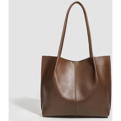 Tassen voor Vrouwen in Herfst en Winter Retro Eenvoudige Draagtassen Veelzijdige Schoudertas Handgedragen Forenzen Bun Moedertas gray