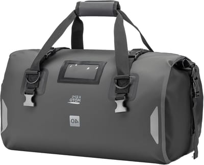 Motorfiets Achtertas 40 L, Waterdichte Rugzak IPX6, Ruime Bagage met Snelle Bevestiging, Perfect voor Toeren, Kamperen en Motorrijden