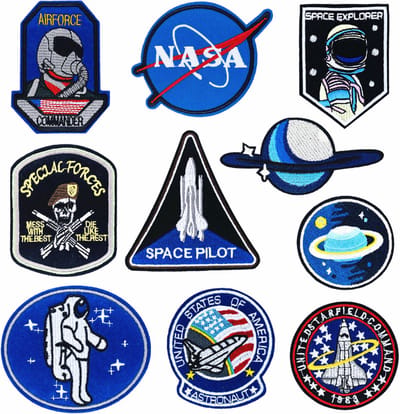 Rainbecom - 10 delige set - Patches - Strijk Embleem - stof & strijk applicatie