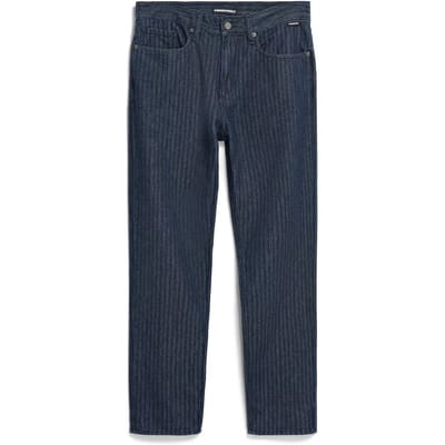 Tapered fit jeans van 100% biologisch katoen model 'HERRINGBONE'