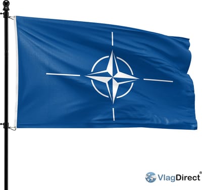 VlagDirect - NAVO vlag - NATO vlag - 90 x 150 cm