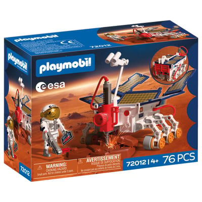 PLAYMOBIL Space ESA Mars Exploration Rover | Astronaut - Mobiele Rover met Boor & Zonnepanelen | Hoogwaardige ruimtespeelgoedset voor kinderen vanaf 4 jaar | 72012