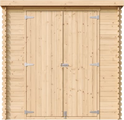 Timbela M311C1 - Houten tuinhuis - 2,22 m² - 142x204xH200 cm - zonder vloer