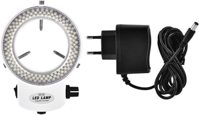 LED Lichtring - Verstelbare Verlichting - Microscoop Camera - Hoge Helderheid 18000 LUX - 12.5 x 9.8 x 3 cm