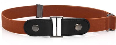 Riem Zonder Gesp - Rekbare Broekriem - Terracotta