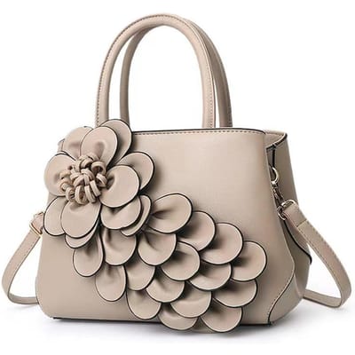 Sac Rouge Petit Sac Nouveau Simple à Utiliser Décontracté Tout-en-un Killer Bandoulière Croisée Sac Fourre-tout Grande Taille Sac de Mariée à Fleurs . beige