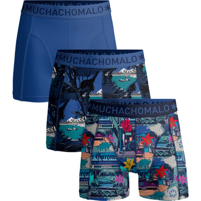 Muchachomalo Boxershort Heren – 3 Pack – 95% Katoen – Heren Ondergoed – Kleding – Stevig Ondergoed – Onderbroeken Heren