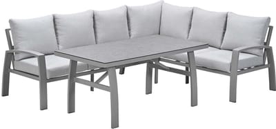 Garden Impressions Cameron lounge dining set 3-delig rechts - valley sand