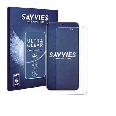 Savvies - Screenprotector voor Samsung Galaxy A57 5G - Folie Beschermfolie transparant 6 Stuks