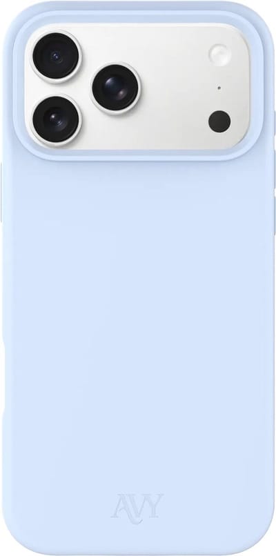 AVY Hoesje geschikt voor Apple iPhone 17 Pro | Compatibel met MagSafe | Back Cover | Liquid Silicone | Comfortabel in de Hand | Blauw