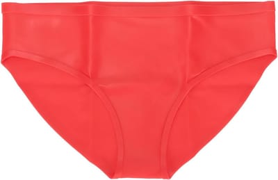 Zwemkleding dames voor menstruatie, rood, zacht & elastisch, naadloos, siliconen zwembroek - zwembad, maandverband zwemshorts.