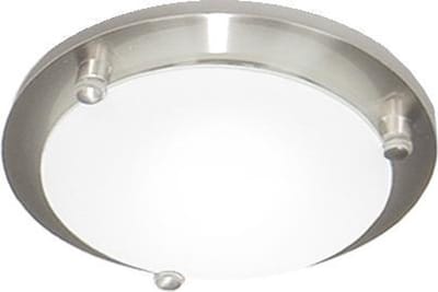 Plafondlamp Abano Rond G9-60W Nikkel Mat