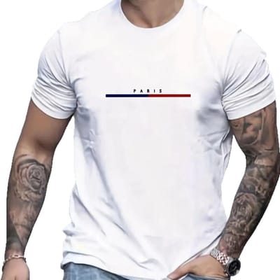 Los Heren T-shirt Nieuw Zomer Heren Populair Breed-print Korte Mouw T-shirt S