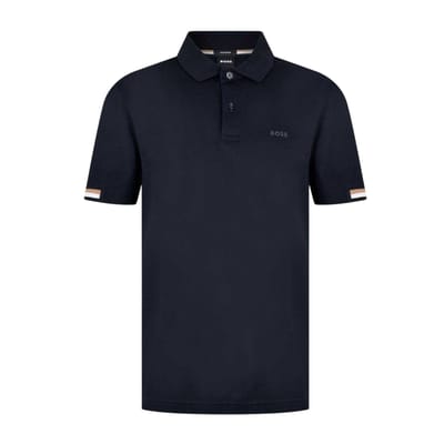 Boss Heren Parlay 147 Poloshirt (Donkerblauw)