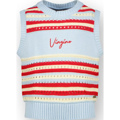 Vingino Girls Minny Pullover Ice Light Blue Größe: 10 | Strickjacken Outlet | kids | Blau