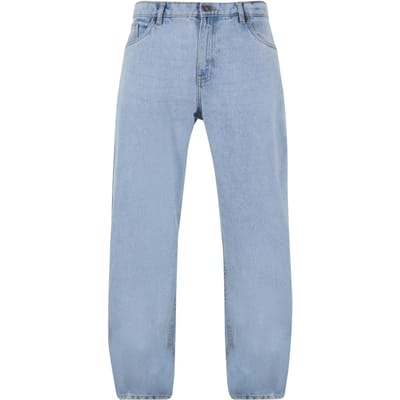 Urban Classics - Heavy Ounce Zipped Jeans Broek rechte pijpen - Taille, 34 inch - Blauw