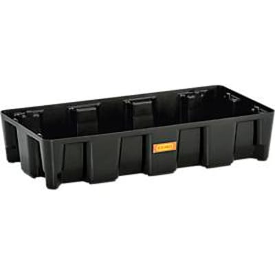 PE lekbak 35HD, gemaakt van polyetheen, 100% recyclebaar, zonder PE rooster