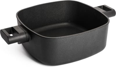 Braadpan, Kookpan, Vierkant, 28 x 28 cm, 4.5 L, Gerecycled Aluminium, QXR Non Stick, Inductie - Woll | EcoLogic QXR