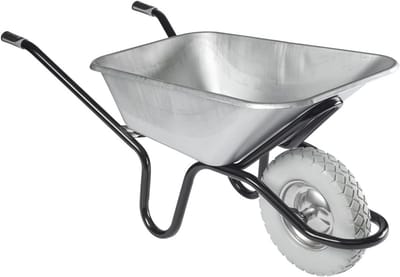 Haemmerlin Kruiwagen Aktiv Excellium Plus 120 (verzinkte uitsparing met 120 liter inhoud, lekbestendig wiel met metalen velg, 250 kg draagkracht) 305400705