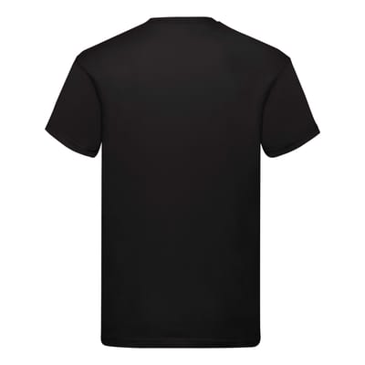 Fruit of the Loom Heren Origineel Heather T-Shirt (Zwart)