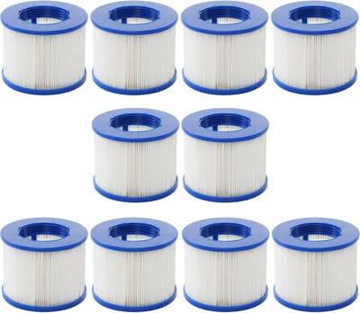 Waterfilter voor Whirlpool MCW-E32, vervangingsfilterpatroon lamellenfilter, accessoires ~ 10 stuks