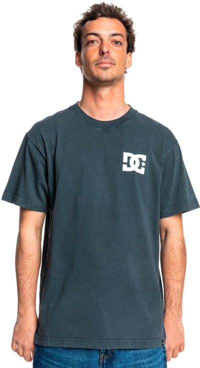Dc Shoes Line Up T-shirt Met Korte Mouwen Blauw S Man