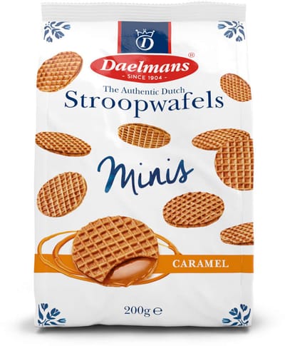 Daelmans Mini Stroopwafels – 1 zak – 200 g – 4,5cm diameter