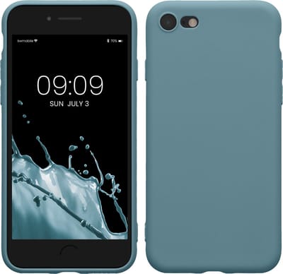 kwmobile telefoonhoesje geschikt voor Apple iPhone SE (2022) / iPhone SE (2020) / iPhone 8 / iPhone 7 - Hoesje voor smartphone - Precisie camera uitsnede - In antieksteen