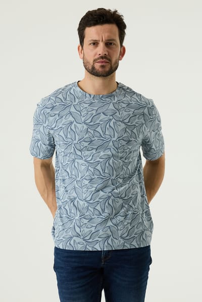 Pilot t-shirt lichtblauw