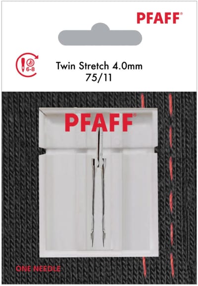 Pfaff Tweelingnaald Stretch / 75 / 4 mm (1 stuk) Naalden