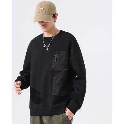 Ondershirt met lange mouwen voor heren, Nieuw voorjaar, Verdikt, Grote maat, Losse Koreaanse versie, Trendy mode, Veelzijdige casual trui 8XL