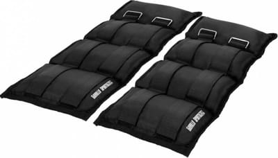 Gorilla Sports Enkelgewichten - 5 kg (2 x 2,5 kg) - Set van 2 - Polsgewichten - Gewichtsmanschetten - Gewichtsboeien