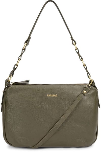 Bag2Bag Leren Schoudertas Floro Olijf