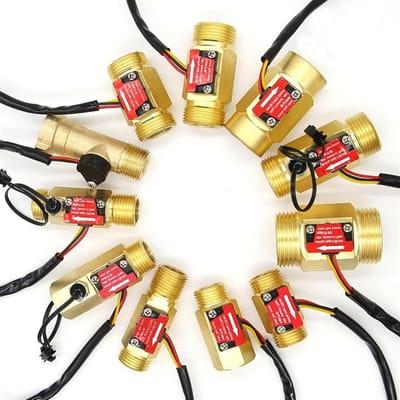 Doorstroomboiler Sensor - Waterstroomsensor Koper - Warm Water Meten - Koperen Sensor - 3.5-24V - null