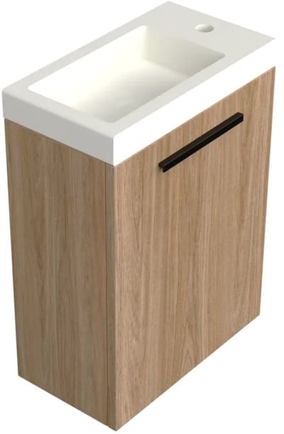 Dutchline Badmeubel Onderkast - Uludag - 36x18cm - 1 Deur (Links/Rechts)