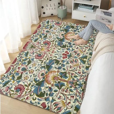 William Morris Aardbei Badkamerkleed Retro Stijl Tapijt Voor Woonkamer Keuken Slaapkamer Hotel Decor Antislip Vloermat Deurmat 100*160cm