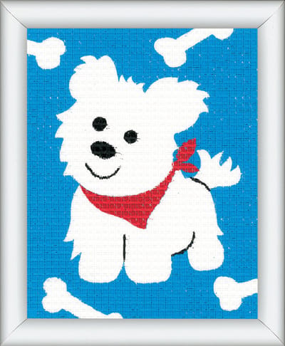 Vervaco - Stramien kit - Hondje - PN-0009586 - Borduren - Borduurpakket - Borduurpakket kind