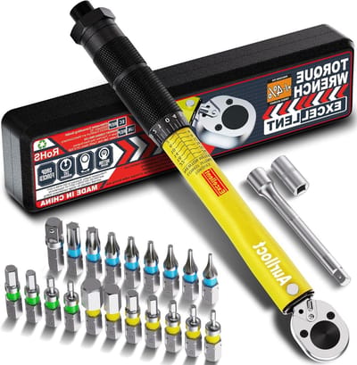 Click Momentsleutel 1/4 Inch Drive 2-24 Nm - Geel
