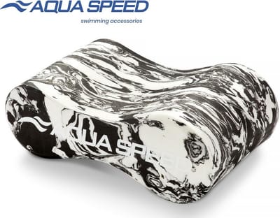 Aqua Speed SWIRL Pull Buoy - Optimaliseer je Bovenlichaam training tijdens het Zwemmen - Zwart